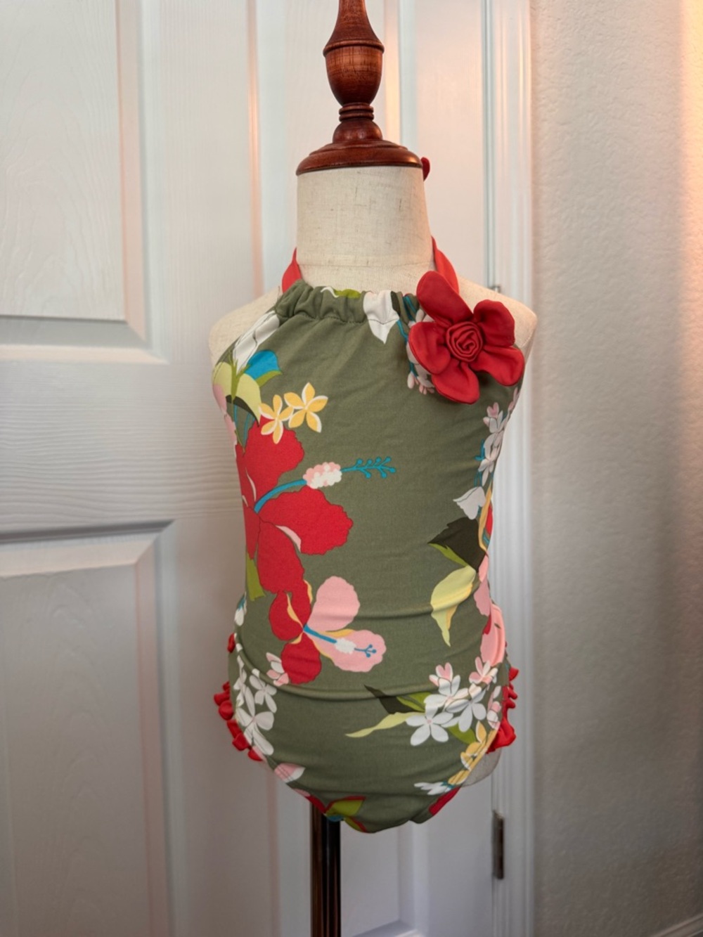 VINTAGE Janie and Jack, “Island Dressing” floral one piece
